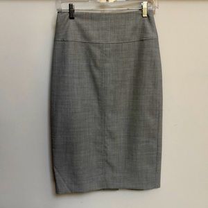 J Crew grey pencil skirt